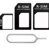 Adaptateur H'MC nano-micro-stand.SIM+PIN pour iPhone 4/4S/5