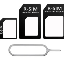 Adaptateur H'MC nano-micro-stand.SIM+PIN pour iPhone 4/4S/5