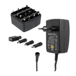 Alimentation EDENWOOD universelle 3 à 12V - 27W USB-C + 20 connecteurs