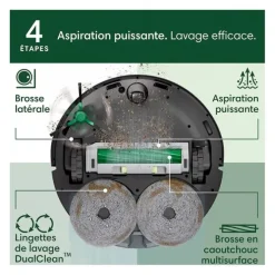 Aspirateur robot IROBOT ROOMBA PLUS 406 COMBO + AUTO WASH DOCK