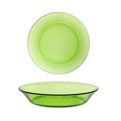 Assiette DURALEX Lys vert coupelle diamètre 19.5 cm