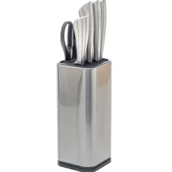 Bloc 5 couteaux + ciseaux inox