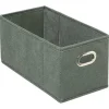 Boîte de rangement pliable kaki 15x31 cm