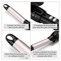 Boucleur BABYLISS C325E Curling Tong 25mm à pince