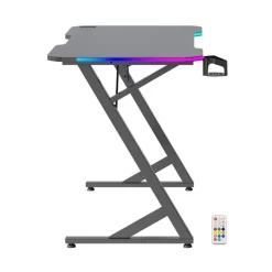 Bureau gaming EDENWOOD BG120 LED Noir