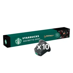 Capsules STARBUCKS Ristretto Shot X10 pour machine NESPRESSO