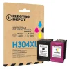 Cartouche d'encre ELECTRO DEPOT compatible HP H 304 XL noir et couleurs