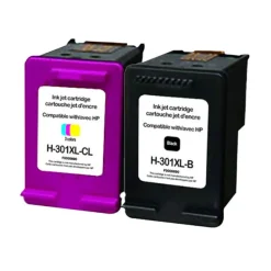 Cartouche d'encre ELECTRO DEPOT compatible HP H 301 XL noir et couleurs
