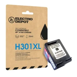 Cartouche d'encre ELECTRO DEPOT compatible HP H 301 XL noir