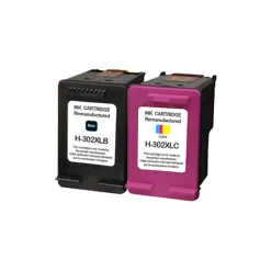 Cartouche d'encre ELECTRO DEPOT compatible HP H 302 XL noir et couleurs