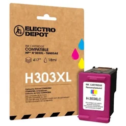 Cartouche d'encre ELECTRO DEPOT compatible HP H 303 XL couleurs