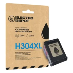 Cartouche d'encre ELECTRO DEPOT compatible HP H 304 XL noir