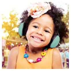 Casque ALECTO anti-bruit enfant vert