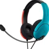 Casque gaming PDP LVL40 SWITCH bleu/rouge