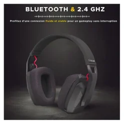 Casque gaming THE G-LAB Korp Platinium sans fil