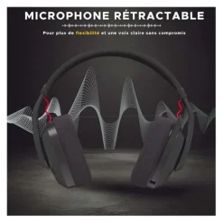 Casque gaming THE G-LAB Korp Platinium sans fil