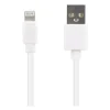 Câble Lightning / USB HIGH ONE 1M Blanc