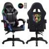 Chaise gaming AMSTRAD 900 LED Tiger Noir
