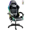 Chaise gaming AMSTRAD AMS ULTIMATE LED Noir