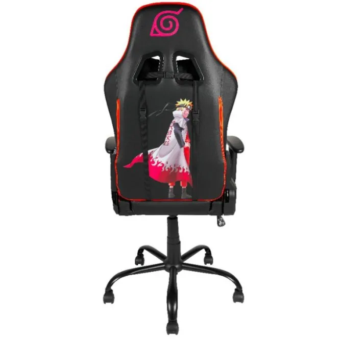 Chaise gaming KONIX Naruto Noir et rouge