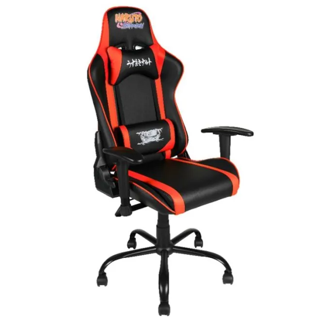 Chaise gaming KONIX Naruto Noir et rouge
