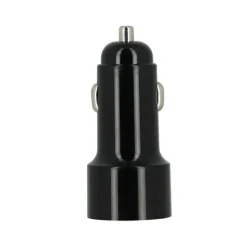 Chargeur allume cigare 2 ports USB HIGH ONE 12W Noir