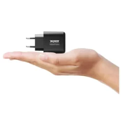 Chargeur secteur 2 ports USB-C et USB PORT DESIGN 65W