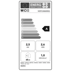 Climatiseur mobile AGN WIDE 20M² 9000 BTU WDPCO9MARIN3
