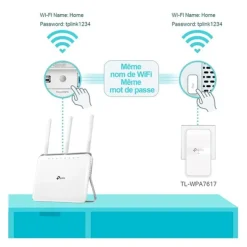 CPL DUO TP LINK WPA7617kit - Wifi avec Prise