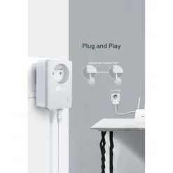 CPL DUO TP-Link AV600 Mbps avec prise intégrée - TL-PA4015PKIT