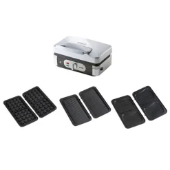 Croque/gaufre/gril 3 en 1 DOMO 1000W DO9264C