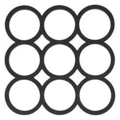 Dessous de plat silicone formes géométriques