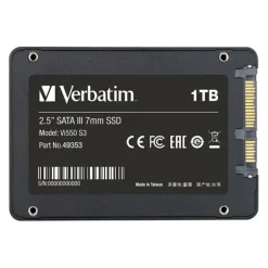 Disque dur SSD interne VERBATIM Sata 1To Vi550 S3