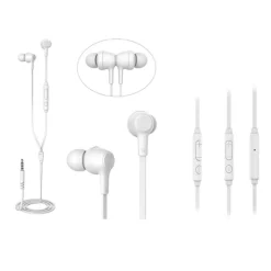 Ecouteurs filaires EDENWOOD EDI01 BLC intra micro blanc