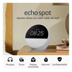 Enceinte AMAZON ECHO SPOT Blanche