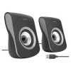 Enceintes APM Filaires USB 2.0 - Duo Haut-Parleurs PC
