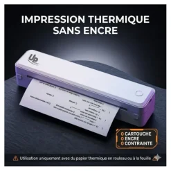 Imprimante UPRINT Thermique A4 mobile U8 sans encre