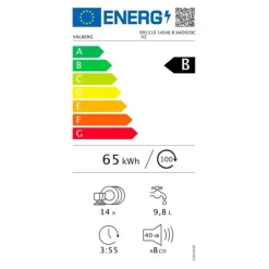 Lave-vaisselle 14 couverts VALBERG 14S40 B XAD929C V2