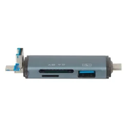 Lecteur de cartes multifonction SEDEA 6 en 1 - USB - USB-C