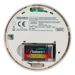 Lot de 2 détecteurs de fumée SEDEA
