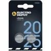 Lot de 2 Piles ELECTRO DÉPÔT CR2025 Lithium