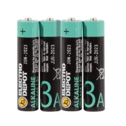 Lot de 4 Piles ELECTRO DÉPÔT Alcaline LR3 - AAA