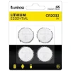 Lot de 4 piles UNIROSS CR2032