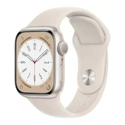 Montre Connectée APPLE WATCH S8 45mm GPS Blanche Reconditionnée Grade A