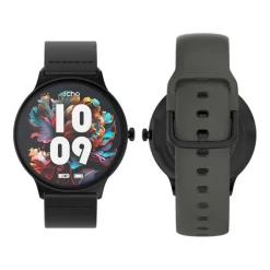 Montre connectée ECHO Rainbow Sunset noir - 2 bracelets