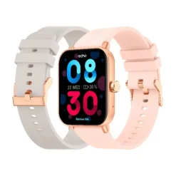 Montre connectée ECHO Rainbow Lite Rose + bracelet Gris