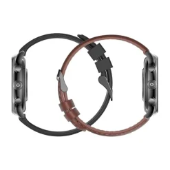 Montre connectée ECHO Rainbow Voyager Noir + Bracelet Marron