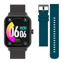 Montre Connectée ECHO Rainbow Lite Noire + Bracelet Bleu