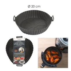 moule silicone diamètre 20cm pour friteuse sans huile