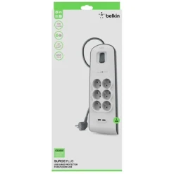 Multiprise BELKIN parafoudre x6+2 USB